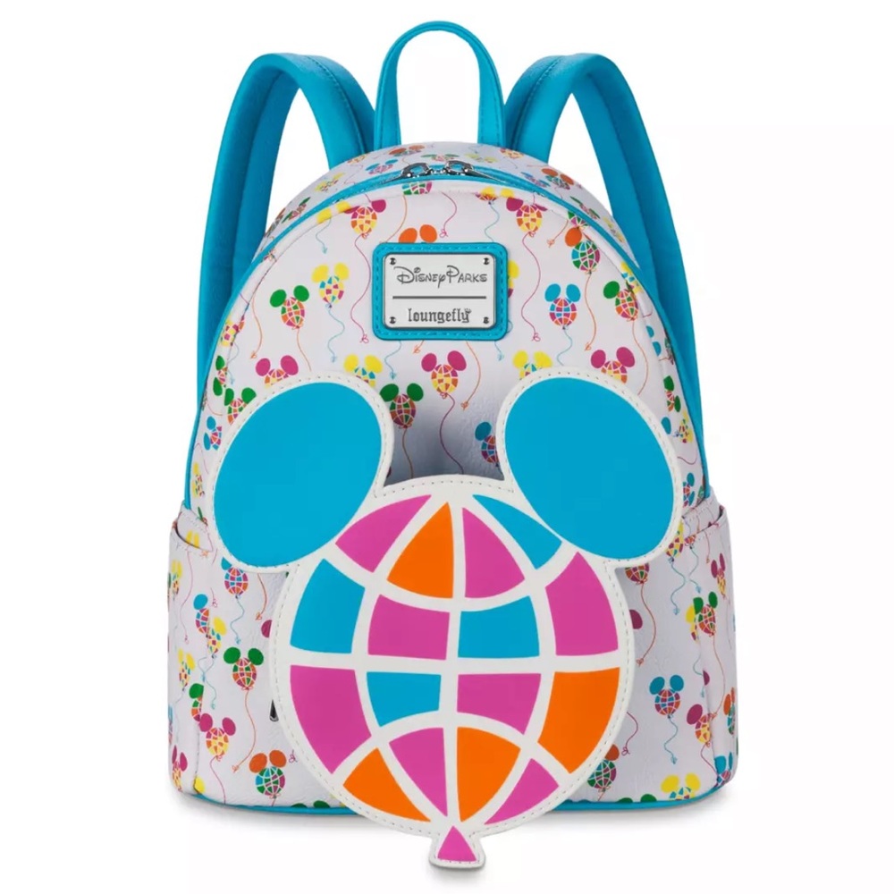 NEW Walt Disney World 50th Anniversary Mickey Mouse Balloons Loungefly Backpack